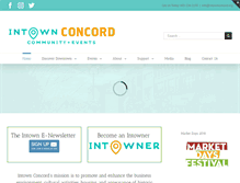 Tablet Screenshot of intownconcord.org